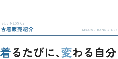古着販売紹介